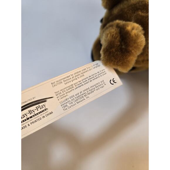 Scooby Doo Sports Dog Cartoon Network 1998 Stuffed Toy Flexing Muscles - Picture 12 of 12